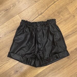 Abercrombie & Fitch Black High Waist Shorts